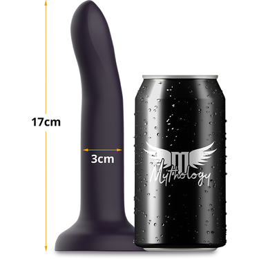 Dildo Thermo-Chiaro Duman Mystic Viola-Rosa, 20 cm senza vibrazione